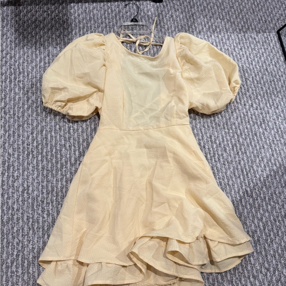 Charming Cream Kids Dress
